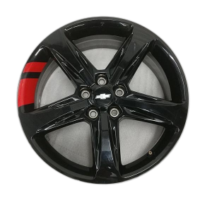 2018-2024 Chevrolet Equinox Black 5-Spoke Gloss Black Alloy Wheel with Redline (Used OEM)