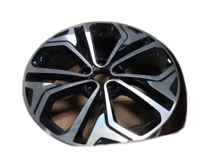 2019-2020 Hyundai Santa Fe Black 19x7.5 Black Machined Alloy Wheel (Remanufactured OEM)