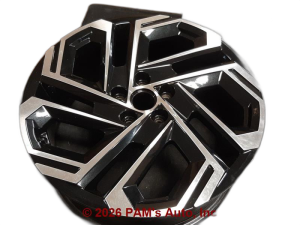 2025 Hyundai Tucson Black 19x7.5 5 Double-Spoke Machined Black Alloy Wheel (Remanufactured OEM)