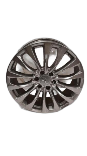 2015-2017 INFINITI QX80 Silver 22x8 14-Spoke Bright Silver Alloy Wheel (Used OEM)