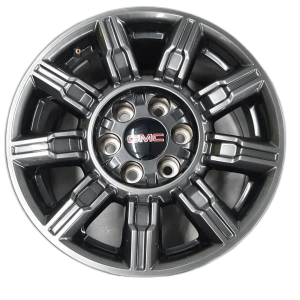 2024-2026 GMC Sierra 1500 Black 18x8.5 9-Spoke Charcoal Painted Alloy Wheel (New OEM)