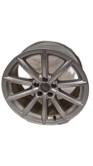 2013-2017 Audi S5 18x8.5 10-Spoke Silver Painted Alloy Wheel (Used OEM)