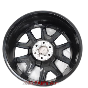 2022-2024 Chevrolet Silverado 1500 Black 22x9 10-Spoke Machined Black Alloy Wheel (Used OEM)