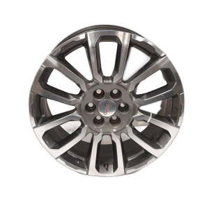 2020-2023 GMC Acadia Silver 20-Inch 6-Lug Smoked Hyper Machined Alloy Wheel (Used OEM)