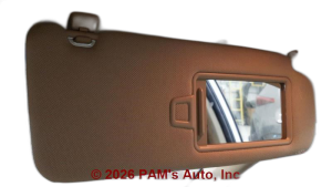 2015-2019 Hyundai Sonata Tan Sun Visor without Sunroof - Right (Passenger) (Used OEM)