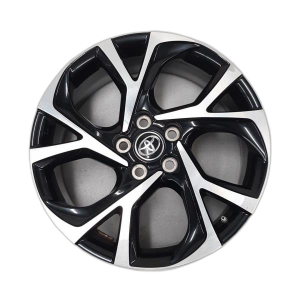 2018-2022 Toyota C-HR Black 18x7 10-Spoke Machined Black Alloy Wheel (Used OEM)