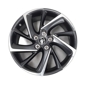 2020-2022 Toyota C-HR Black 18x7 10-Spoke Machined Charcoal Alloy Wheel (Used OEM)