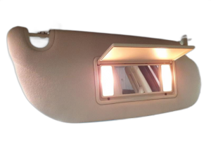 2015-2017 Lincoln Navigator Tan Sun Visor - Right (Passenger) (Used OEM)
