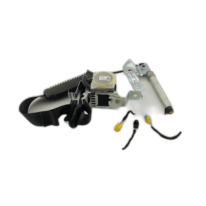 2021-2025 Ford F-150 Black Seat Belt Assembly with Pretensioner - Front, Right (Passenger) (Used OEM)