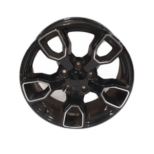 2017-2018 Jeep Wrangler Black Black Polished Alloy Wheel (Used OEM)