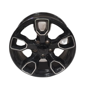 2017-2018 Jeep Wrangler Black Black Polished Alloy Wheel (Remanufactured OEM)