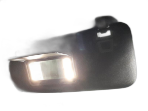 2020-2025 Ford Explorer Black Sun Visor with Garage Door Opener - Left (Driver) (Used OEM)
