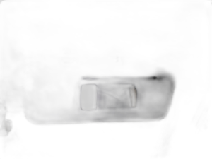 2024-2025 Subaru Crosstrek Black Incandescent Illuminated Vanity Mirror Sun Visor - Right (Passenger) (Used OEM)