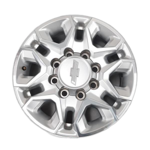  Chevrolet Silverado 2500 Silver 18x8 Machined Silver Alloy Wheel (Used OEM)