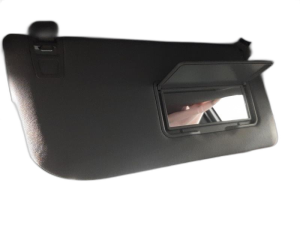 2021-2025 Ford F-150 Gray Sun Visor with Vanity Mirror - Right (Passenger) (Used OEM)