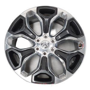 2019-2024 Ram 1500 Black 22-Inch 6-Spoke Polished Charcoal Alloy Wheel (Used OEM)