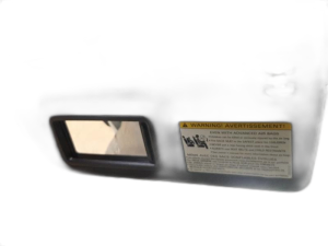 2012-2018 Audi A7 Black Illuminated Sun Visor - Left (Driver) (Used OEM)