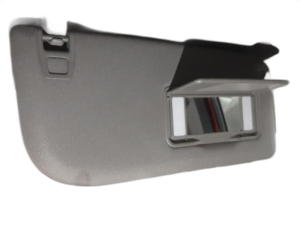 2015-2017 Ford F-150 Gray Sun Visor with Illuminated Mirror and Sunroof - Right (Passenger) (Used OEM)
