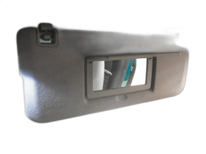 2015-2019 GMC Sierra 2500 HD Gray Sun Visor without Illuminated Vanity Mirror - Right (Passenger) (Used OEM)