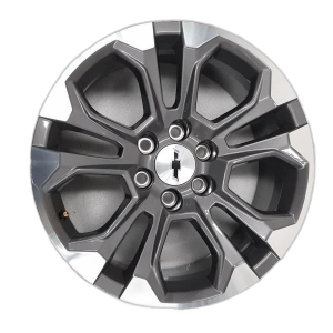 2023 GMC Sierra 1500 Gray 20x9 10-Spoke Machined Charcoal Alloy Wheel (New OEM)