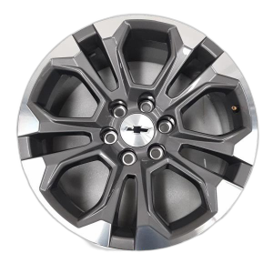 2025 Chevrolet Suburban Gray 20x9 10-Spoke Machined Charcoal Alloy Wheel (New OEM)