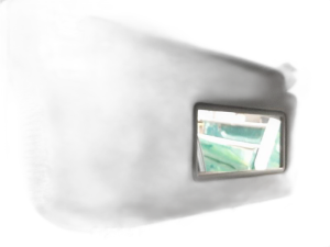 2021-2025 Ford F-150 Gray Sun Visor without Illuminated Mirror - Right (Passenger) (Used OEM)