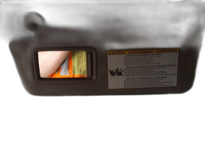 2005-2015 Toyota Tacoma Gray Sun Visor with Sliding Extender - Left (Driver) (Used OEM)