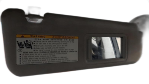 2013-2015 Lexus ES300h Gray Illuminated Sun Visor - Right (Passenger) (Used OEM)