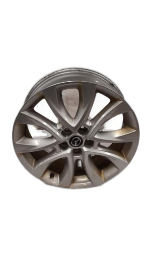 2013-2016 Mazda CX-5 19x8 10-Spoke Painted Silver Alloy Wheel (Used OEM)