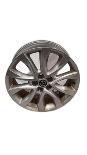 2013-2016 Mazda CX-5 19x8 10-Spoke Painted Silver Alloy Wheel (Used OEM)