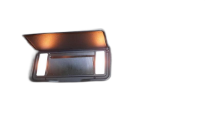 2015-2017 Ford F-150 Black Sun Visor with Illuminated Mirror and Garage Door Opener - Left (Driver) (Used OEM)