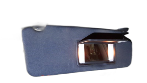 2017-2019 Honda Ridgeline Black Sun Visor with Illuminated Vanity Mirror - Right (Passenger) (Used OEM)