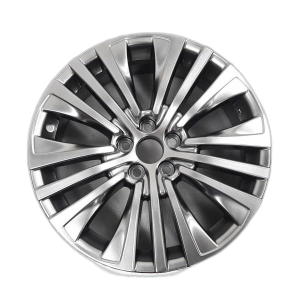 2021-2024 Toyota Venza Silver 19x7 15-Spoke Smoked Hyper Silver Alloy Wheel (Remanufactured OEM)