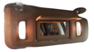 2015-2016 GMC Canyon Gray Non-Illuminated Sliding Sun Visor - Right (Passenger) (Used OEM)