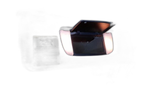 2016-2023 Toyota Tacoma Black Sun Visor with Illuminated Vanity Mirror - Right (Passenger) (Used OEM)