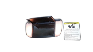 2016-2023 Toyota Tacoma Black Sun Visor without Sunroof with Illuminated Vanity Mirror - Left (Driver) (Used OEM)