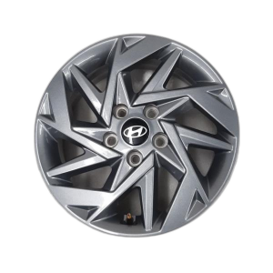 2024-2025 Hyundai Elantra Black 16x6.5 10-Spoke Painted Charcoal Alloy Wheel (New OEM)