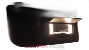 2018-2020 Ford F-150 Gray Sun Visor with Illuminated Vanity Mirror - Right (Passenger) (Used OEM)