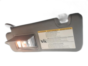 2014-2019 Toyota Highlander Gray Illuminated Sun Visor - Left (Driver) (Used OEM)