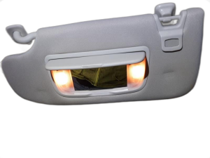 2015-2024 Ford Edge Gray Sun Visor without Garage Door Opener - Left (Driver) (Used OEM)