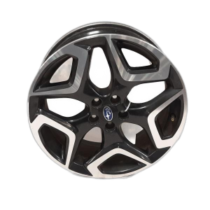 2018-2021 Subaru Crosstrek Gray 18-Inch Slotted Spoke Machined Charcoal Alloy Wheel (Used OEM)