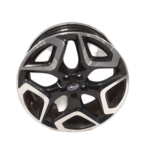 2018-2021 Subaru Crosstrek Gray 18-Inch Slotted Spoke Machined Charcoal Alloy Wheel (Used OEM)