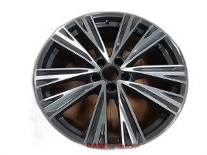 2019-2025 Audi A6 Black 20x8.5 5 V-Spoke Machined Charcoal Alloy Wheel (Remanufactured OEM)