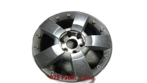 2007-2012 GMC Acadia Silver 19x7.5 5-Spoke Silver Machined Alloy Wheel (Remanufactured OEM)