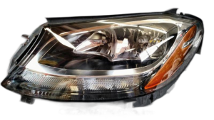2015-2018 Mercedes-Benz C280 Chrome Halogen Headlight Assembly - Left (Driver) (Used OEM)