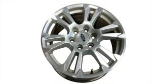 2015-2017 Ford F-150 18x7.5 12-Spoke Machined Aluminum Silver Painted Alloy Wheel (Used OEM)