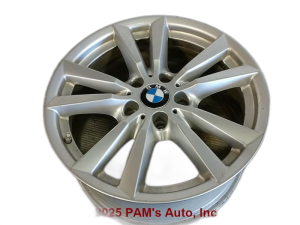 2014-2018 BMW X5 5 V-Spoke Painted Silver Alloy Wheel (Used OEM)