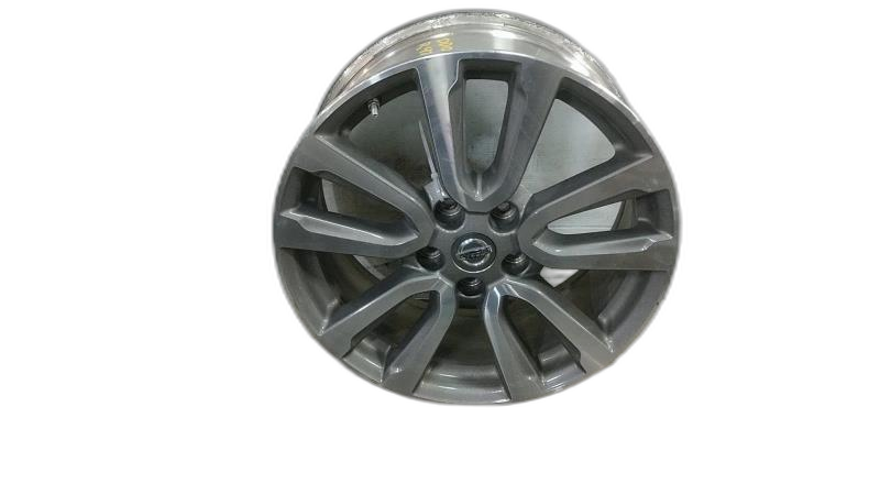 2013 INFINITI JX35 Silver 18x7.5 5-V Spoke Machined Charcoal Alloy Wheel (Used OEM)