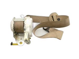 2008-2009 Toyota Sequoia Tan Seat Belt Assembly with Pretensioner - Front (Used OEM)