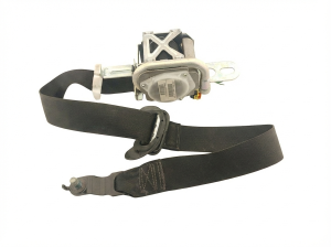 2011-2013 Jeep Grand Cherokee Gray Seat Belt Assembly with Pretensioner - Front, Left (Driver) (Used OEM)